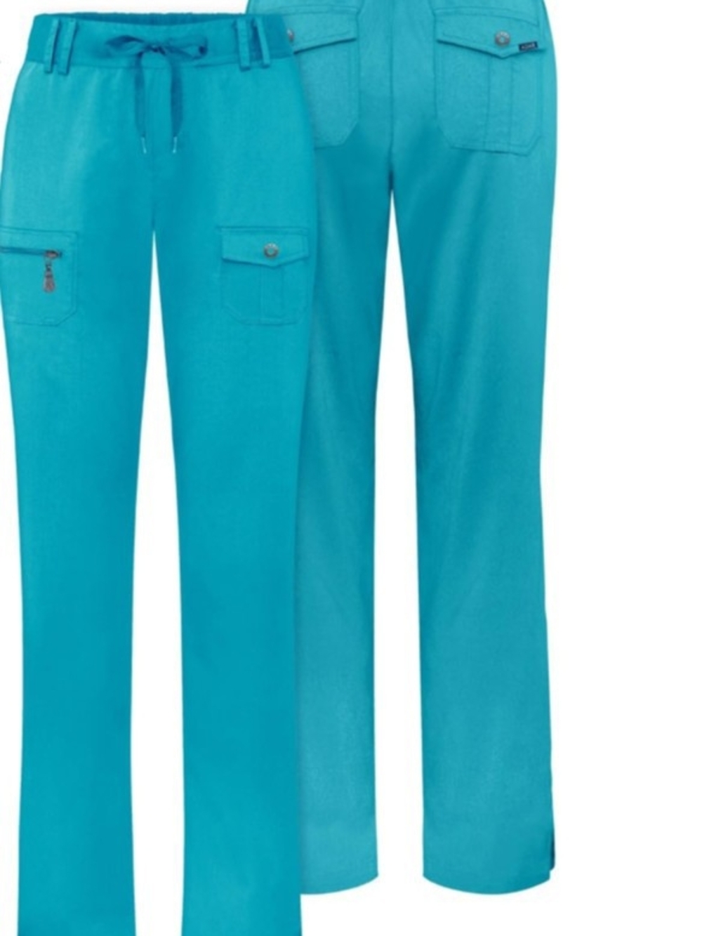 Adar Pro Women’s Slim Fit Tapered Leg Scrub Pants Teal NWT XL